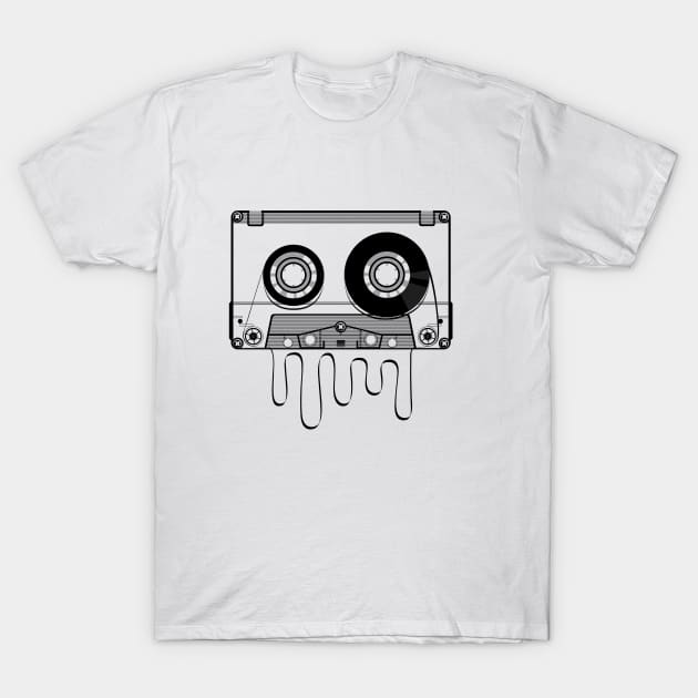 Cassette tape T-Shirt by Natalatrala